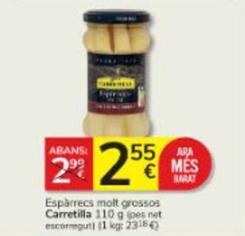 Oferta de Carretilla - Espàrrecs Molt Grossos por 2,55€ en Consum