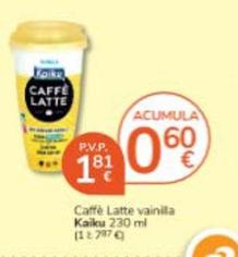 Oferta de Kaiku - Caffè Latte Vainilla por 1,81€ en Consum