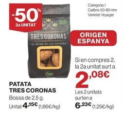Oferta de Patatas por 4,15€ en Supercor Exprés