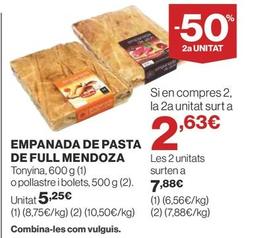 Oferta de Empanada por 5,25€ en Supercor Exprés