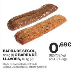Oferta de Pan de barra por 0,69€ en Supercor Exprés