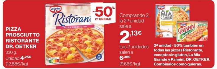 Oferta de Pizza por 4,25€ en Supercor Exprés