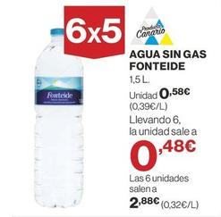 Oferta de Agua por 0,58€ en Supercor Exprés