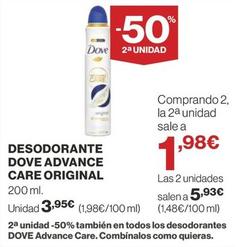 Oferta de Desodorante por 3,95€ en Supercor Exprés
