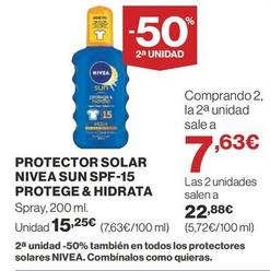 Oferta de Protector solar por 15,25€ en Supercor Exprés