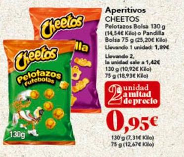 Oferta de Cheetos - Aperitivos por 1,89€ en Gadis