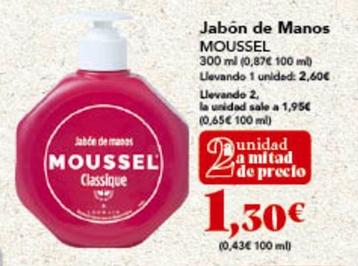 Oferta de Moussel - Jabón De Manos por 2,6€ en Gadis