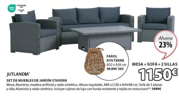 Oferta de Muebles de jardín por 1150€ en JYSK