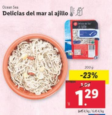 Oferta de Ocean Sea - Delicias Del Mar Al Ajillo por 1,29€ en Lidl
