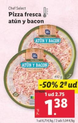 Oferta de Pizza por 2,75€ en Lidl