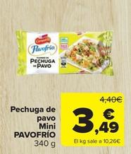 Oferta de Pechuga de pavo por 3,49€ en Carrefour Market