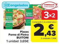 Oferta de Pizza por 3,65€ en Carrefour Market