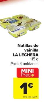 Oferta de Natillas por 1€ en Carrefour Market