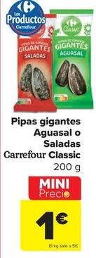 Oferta de Pipas por 1€ en Carrefour Market
