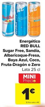 Oferta de Bebida energética por 1€ en Carrefour Market