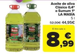 Oferta de Aceite de oliva por 44,95€ en Carrefour Market