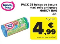 Oferta de Bolsas de basura por 4,99€ en Carrefour Market