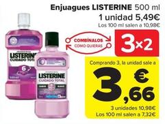 Oferta de Enjuague bucal por 5,49€ en Carrefour Market