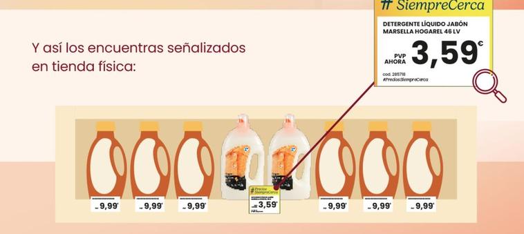 Oferta de Detergente líquido por 3,59€ en Clarel