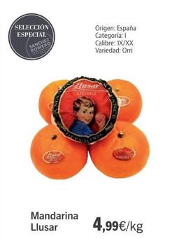 Oferta de Mandarinas por 4,99€ en Supermercados Sánchez Romero