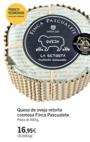 Oferta de Queso de oveja por 16,95€ en Supermercados Sánchez Romero