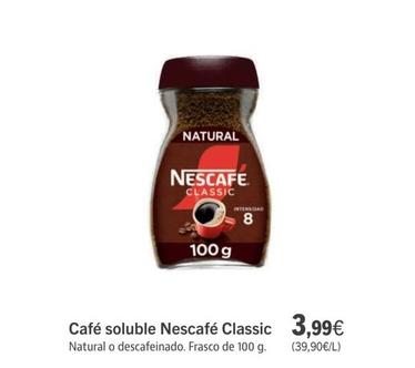 Oferta de Café soluble por 3,99€ en Supermercados Sánchez Romero
