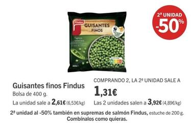 Oferta de Guisantes por 2,61€ en Supermercados Sánchez Romero