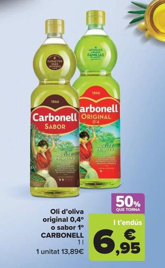 Oferta de Aceite de oliva por 15,89€ en Carrefour Market