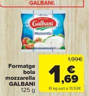 Oferta de Mozzarella por 1,69€ en Carrefour Market