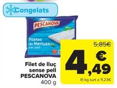 Oferta de Filetes de merluza por 4,49€ en Carrefour Market