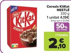 Oferta de Cereales por 4,19€ en Carrefour Market
