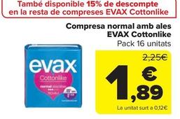 Oferta de Compresas por 1,89€ en Carrefour Market