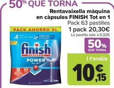 Oferta de Detergente lavavajillas por 20,3€ en Carrefour Market