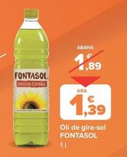 Oferta de Aceite de girasol por 1,39€ en Carrefour Market