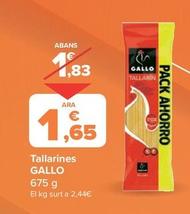 Oferta de Pasta por 1,65€ en Carrefour Market