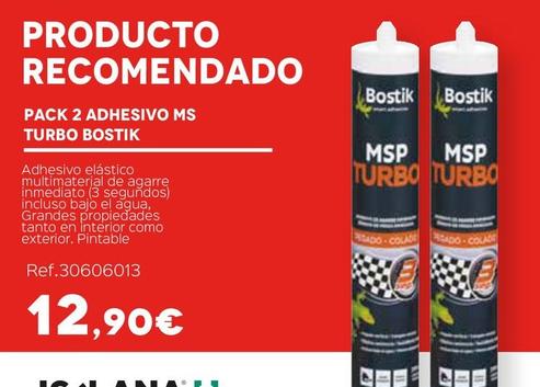 Oferta de Bostik - Pack 2 Adhesivo Ms Turbo por 12,9€ en Isolana