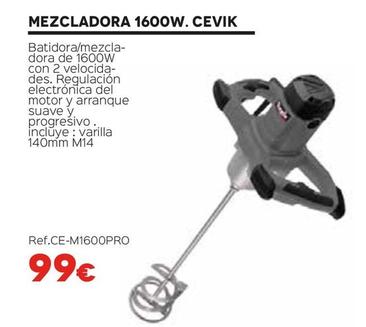 Oferta de Cevik - Mezcladora 1600w. por 99€ en Isolana