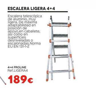 Oferta de Escalera Ligera 4+4 por 189€ en Isolana