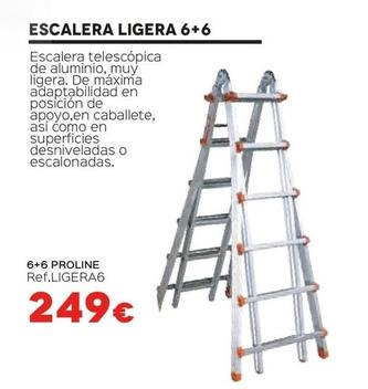 Oferta de Escalera Ligera 6+6 por 249€ en Isolana