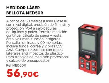 Oferta de Bellota - Medidor Láser Med50r por 56,9€ en Isolana
