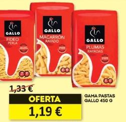 Oferta de Pasta por 1,19€ en Economy Cash