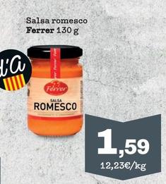 Oferta de Salsa romesco por 1,59€ en Sorli