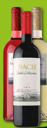 Oferta de Bach - Vino Tinto, Blanco O Rosado por 4,39€ en Unide Supermercados
