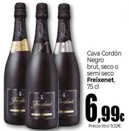 Oferta de Freixenet - Cava Cordon Negro Brut por 6,99€ en Unide Supermercados