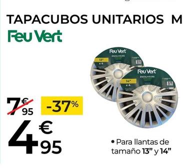 Oferta de Feu Vert - Tapacubos Unitarios M por 4,95€ en Feu Vert