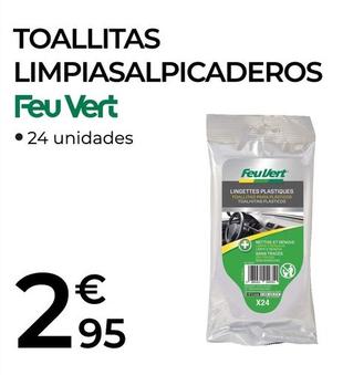 Oferta de Feuvert - Toallitas Limpiasalpicaderos por 2,95€ en Feu Vert