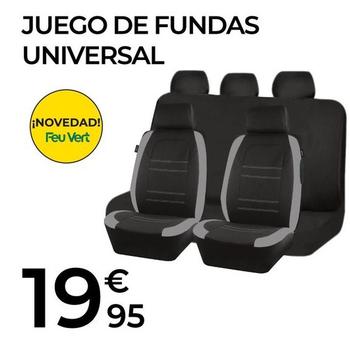 Oferta de Juego De Fundas Universal por 19,95€ en Feu Vert