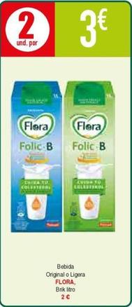 Oferta de Flora - Bebida Original O Ligera por 3€ en Masymas