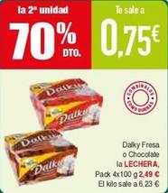 Oferta de La Lechera - Dalky Fresa O Chocolate por 2,49€ en Masymas
