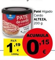 Oferta de Paté por 1,19€ en Masymas